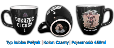 Oficjalny kubek z kanału SABAL - Czarny Kubek Połysk
